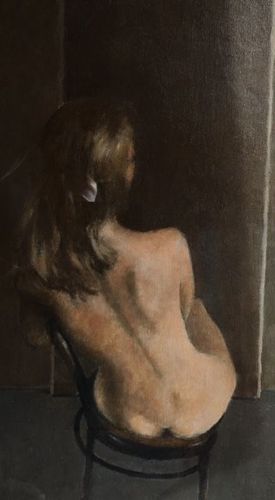 Nude on a chair